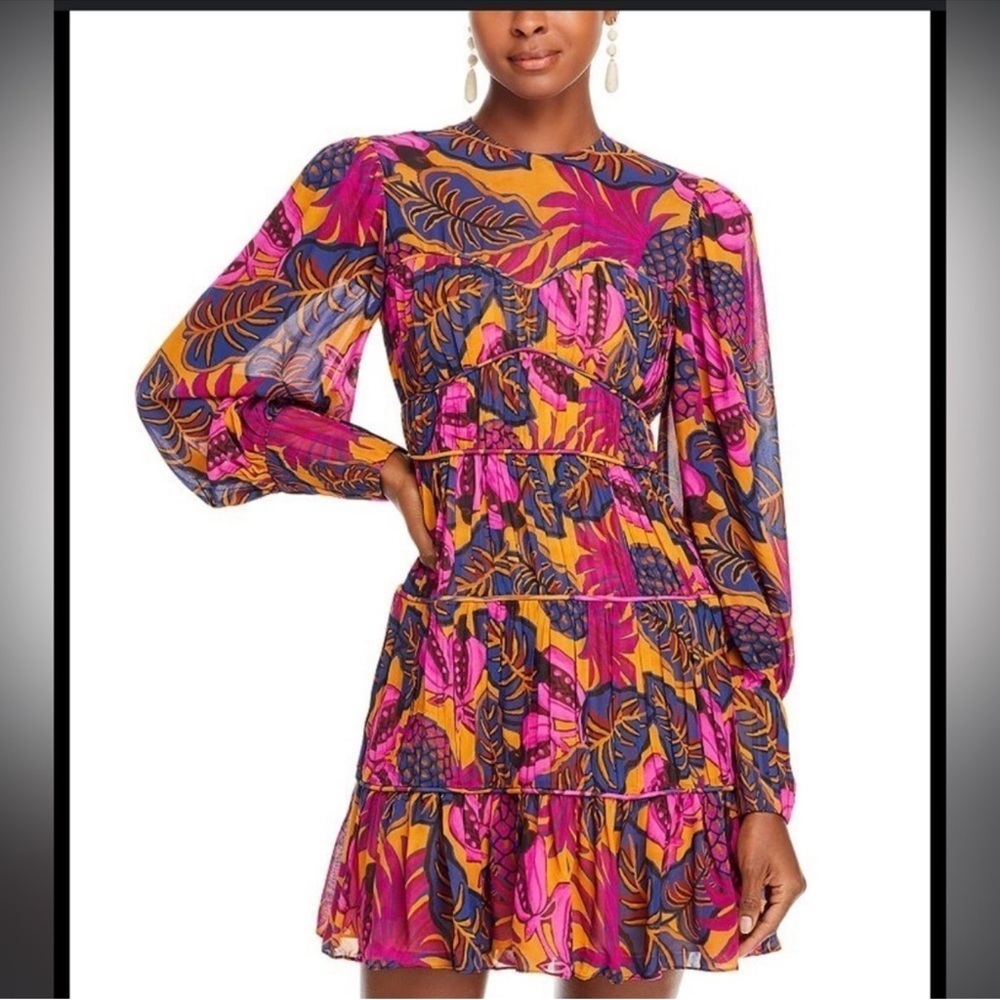 FARM Rio Multicolor Long Sleeve Dress